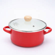 Soup Pot Enamel Pot Double Ear Pot Pan Ear Soup Pot Stew Pot Home Soup Pot Cookware Ceramic Stew Pot Pot of Soup Cookware 2024 - buy cheap
