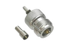 Conector N hembra de 1 pieza, engarce RG316, RG174, LMR100, adaptador RF Coaxial de alta calidad 2024 - compra barato