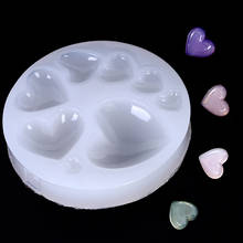 DIY силиконовая форма-сердце Изготовление ювелирных изделий кулон форма для литья из смолы инструмент для рукоделия 2024 - купить недорого