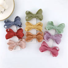 10pcs/lot Kids hair bows clips Children Toddler Girls Soft Cloth bow clips Barrettes Hairgrips Headwear Hair Accessories 2024 - buy cheap