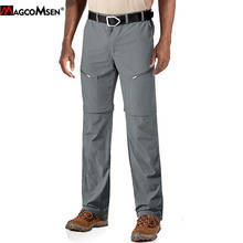 MAGCOMSEN-pantalones de secado rápido para hombre, pantalón informal de estilo militar, ligero, Convertible, para senderismo, táctico 2024 - compra barato