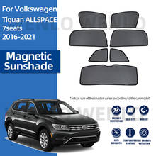 Для Volkswagen Tiguan ALLSPACE 7 мест 2016-2021 окно солнцезащитный блок легкий чехол специальный щит Магнитная занавеска москитная сетка 2024 - купить недорого