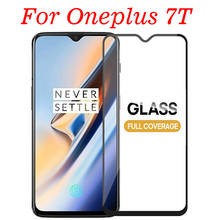 Cristal templado con pegamento completo 3D para Oneplus 7 T, cubierta de pantalla completa, película protectora de pantalla para Oneplus 7 T 2024 - compra barato