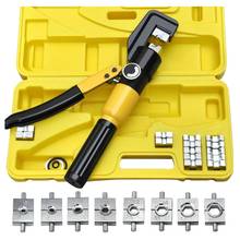 6T Hydraulic Crimper Tool Kit Tube Terminals Lugs Battery Wire Crimping Force 2024 - buy cheap