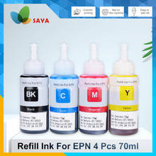 Dye Ink Refill Ink Kit for Epson L100 L110 L120 L132 L210 L222 L300 L312 L355 L350 L362 L366 L550 L555 L566  L375 Printer 4color 2024 - buy cheap