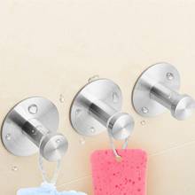 Stainless Steel Removable Coat Racks Towel Hook Round Base Robe Hook Wall Mounted Bathroom Hook With Suction Cup Holder 2024 - buy cheap