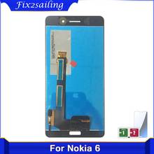 For Nokia 6 TA-1000 TA-1003 TA-1021 TA-1025 TA-1033 TA-1039 LCD Display Touch Screen Digitizer Assembly For Nokia 6 LCD 2024 - buy cheap