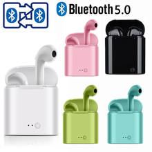 i7s TWS Wireless Earphones Bluetooth 5.0 Earphone Matte Earbuds Headset Wireless Headphones for xiaomi iphone huawei smart phone 2024 - buy cheap