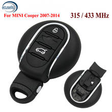 Remote Car Key Fob Smart keyless Entry 315MHz 433MHz for BMW MINI Cooper 2014 2015 2016 2017 with insert key 2024 - buy cheap