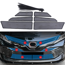Rejilla delantera de acero inoxidable para coche, accesorio de protección contra insectos para Toyota Camry 2018 8th XV70 2024 - compra barato