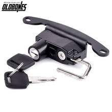 Cadeado de capacete para motocicleta com chaves, para bmw r nine t r ninet r 9t 2014 2015 2016 2024 - compre barato