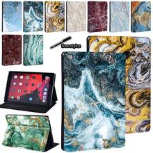 For Apple iPad 2/3/4/5/6/7/8/Air 1/2/3 /Mini 1/2/3/4/5 /Ipad Pro 11"/pro 9.7"/10.5"Marble Leather Tablet Stand Tablet Cover Case 2024 - buy cheap