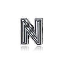 CKK Letter N Clip Charms 925 Original Fit Europe Reflexions Bracelets Sterling Silver Charm Beads for Jewelry Making Bead 2024 - buy cheap
