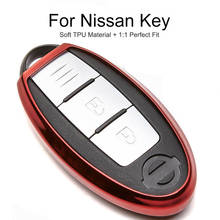 TPU Car Key Cover Case For Nissan Micra K12 Almera Classic Leaf Tiida c11 X Trail t31 Note Versa Murano Qashqai Navara Key Shell 2024 - buy cheap