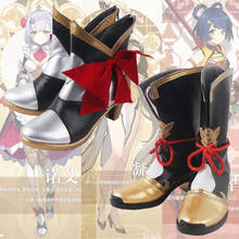 Genshin noelle xiangling sapatos de cosplay, botas para cosplay de carnaval halloween, acessórios de fantasia 2024 - compre barato