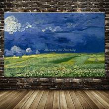 ¡Venta al por mayor! ¡Envío gratis! 100% de Reproducción hecha a mano, pinturas al óleo sobre lienzo de Vincent Van Gogh, imagen de bordado moderno 2024 - compra barato