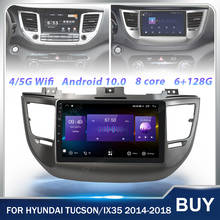 9 Polegada android carro multimídia player estéreo para hyundai ix35 tucson 2014-2018 carro gps navegação tela de toque 128g unidade principal 2024 - compre barato