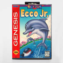 Ecco Jr with Retail Box 16bit MD Game Card For Sega Mega Drive/ Genesis 2024 - buy cheap
