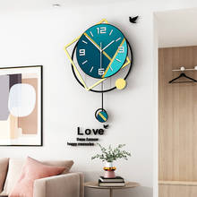 Домашний декор в скандинавском стиле, часы современного дизайна, простые настенные часы для украшения гостиной, неопределенные кухонные часы, подарок, декорация настенные часы 2024 - купить недорого