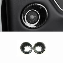 ABS Carbon fiber Rear Door Speaker For Honda CRV CR-V 2017 2018 Interior Loudspeaker Cover Trims Car Styling Accessories 2pcs 2024 - buy cheap