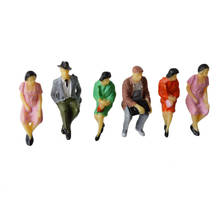 30PCS 1/30 All Seated Model Railway People Scale Sitting Figures Scenery Model Making 2024 - buy cheap