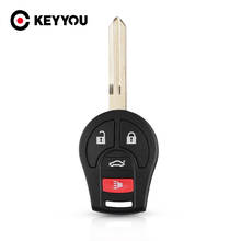 KEYYOU 2/3/2+1/3+1 Buttons Remote Key Shell Case For Nissan Sylphy Cube Juke Rogue Micra Qashqai Altima Maxima Sentra Versa 2024 - buy cheap