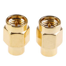 2pcs Gold Coaxial Termination Dummy Load Gold Plated Cap Connectors Accessories 2W 6GHz 50 ohm SMA Male RF 2024 - buy cheap
