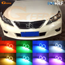 Для Toyota MARK X II 2009 2010 2011 пред facelift RF remote Bluetooth APP многоцветный ультра яркий RGB комплект светодиодов «глаза ангела» 2024 - купить недорого
