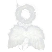 Baby Angel Wing with Headband Newborn Photography Props Set Fotografia Costume  2024 - buy cheap