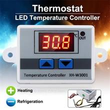 12V 24V 220VAC Digital LED Temperature Controller XH-W3001 For Incubator Cooling Heating Switch Thermostat NTC Sensor 2024 - buy cheap