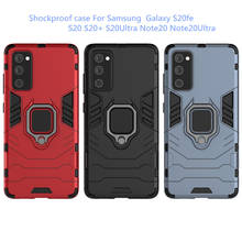 Samsung S20 FE Shockproof Armor Car Ring Stand Phone Protective Cover Case for Galaxy S21 S20fe S20Plus S20Ultra Note 20 20Ultra 2024 - buy cheap