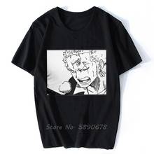 Zoro T Shirt for Men Pure Cotton Fun T-Shirts Harajuku Roronoa Zoro Swordman One Piece Manga Tees Short Sleeve Clothes Gift 2024 - buy cheap