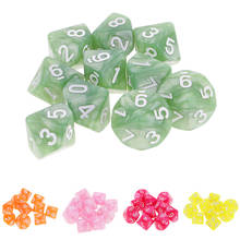 10PCS D10 Polyhedral Dice 10 Sided Dice for Dungeons and Dragons Table Game Board Game Dice Party Gambling Dices 2024 - buy cheap