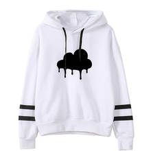 White Hooded Dixie DAmelio CLOUDED Hoodies Sweatshirt Men Women Pullovers Autumn Boys Girls Long Sleeve Casual Streetwear 2024 - buy cheap