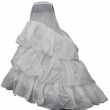 Vestido de novia de cintura elástica de 3 aros, gran oferta, cordón, para quincetería era, bajo la falda, crinolina de boda, precio barato 2024 - compra barato