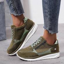 Women Flats Shoes Zapatos Mujer Light Flat Casual Flock Breathable Sneakers Lace Up Shoe Woman Slip on Sapato Chaussure 2024 - buy cheap