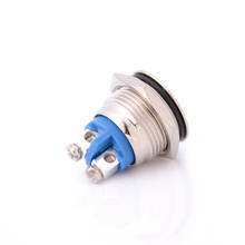 1PCS 16mm Start Horn Button Momentary Stainless Steel Metal Push Button Switch Hot Selling 2024 - buy cheap