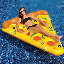Summer Inflatable Pizza Swimming Buoy Pool Toy Inflatable Fun Swimming Ring Adult Giant Swimming Pool Toy Inflatable Mattress 2024 - buy cheap
