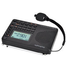 Rádio portátil am/fm/sw/bt/tf, mini rádio de bolso, usb, mp3, gravador digital, bluetooth, bom som para idosos 2024 - compre barato