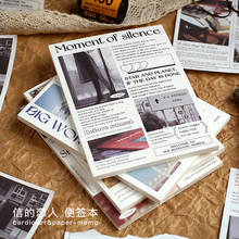 Almohadillas de notas de Material de papel Vintage Romance, diario, tarjetas de álbum de recortes, papel de decoración de fondo Retro, 50 unids/lote
