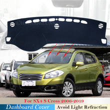 Cubierta protectora para salpicadero de Suzuki, accesorios para SX4 s-cross 2006 ~ 2019, parasol para tablero, Maruti SX-4 SX 2014 2024 - compra barato