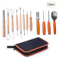 12 pieces of professional pumpkin carving kit tool pumpkin shaving kit + engraving paper 2024 - buy cheap