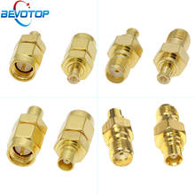 10pcs/lot 4 Types SMA To MCX Coax Connector SMA Male/ Female To MCX Male/Female RF Coaxial Adapter Gold Plated 50 ohm 2024 - buy cheap