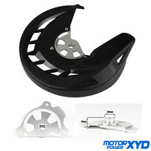 Disco de freio dianteiro da motocicleta rotor guarda capa protector para klx250 klx 250 2008-2020 2024 - compre barato