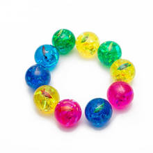 Bola de goma luminosa intermitente para niños, juguete Antiestrés con luz LED antiestrés, 5,5 cm, regalo divertido 2024 - compra barato
