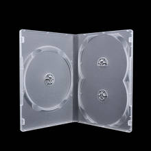 1PC Portable Square Ltra Thin Single 3 Disc  Clear Replacement Cases For Blu-Ray DVD Movies Holder CD Case Box Disc Box 2024 - buy cheap