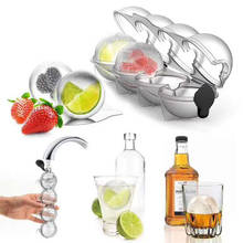 New Round Ball Mold DIY Ice Cream Maker Silicone Ice Mould Whiskey Ice Tray For Bar Tool Kitchen Gadget Accessories 2024 - buy cheap