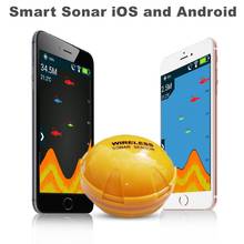 Localizador de peces inalámbrico para teléfono móvil, Sonar inteligente con ecosonda, detección de peces de lago, profundidad de mar, aplicación IOS y Android 2024 - compra barato