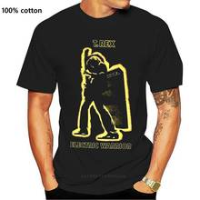 Camiseta negra de t-rex ELECTRIC Warrior, camiseta psicodélica de MARC BOLAN, GLAM ROCK, camisetas personalizadas con estampado ambiental, venta al por mayor, barata 2024 - compra barato