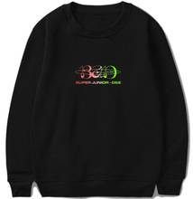 Novo k pop kpop super junior d & e mini álbum sangue ruim mesmo impressão velo hoodies kpop unisex o pescoço pulôver camisolas gotas 2024 - compre barato